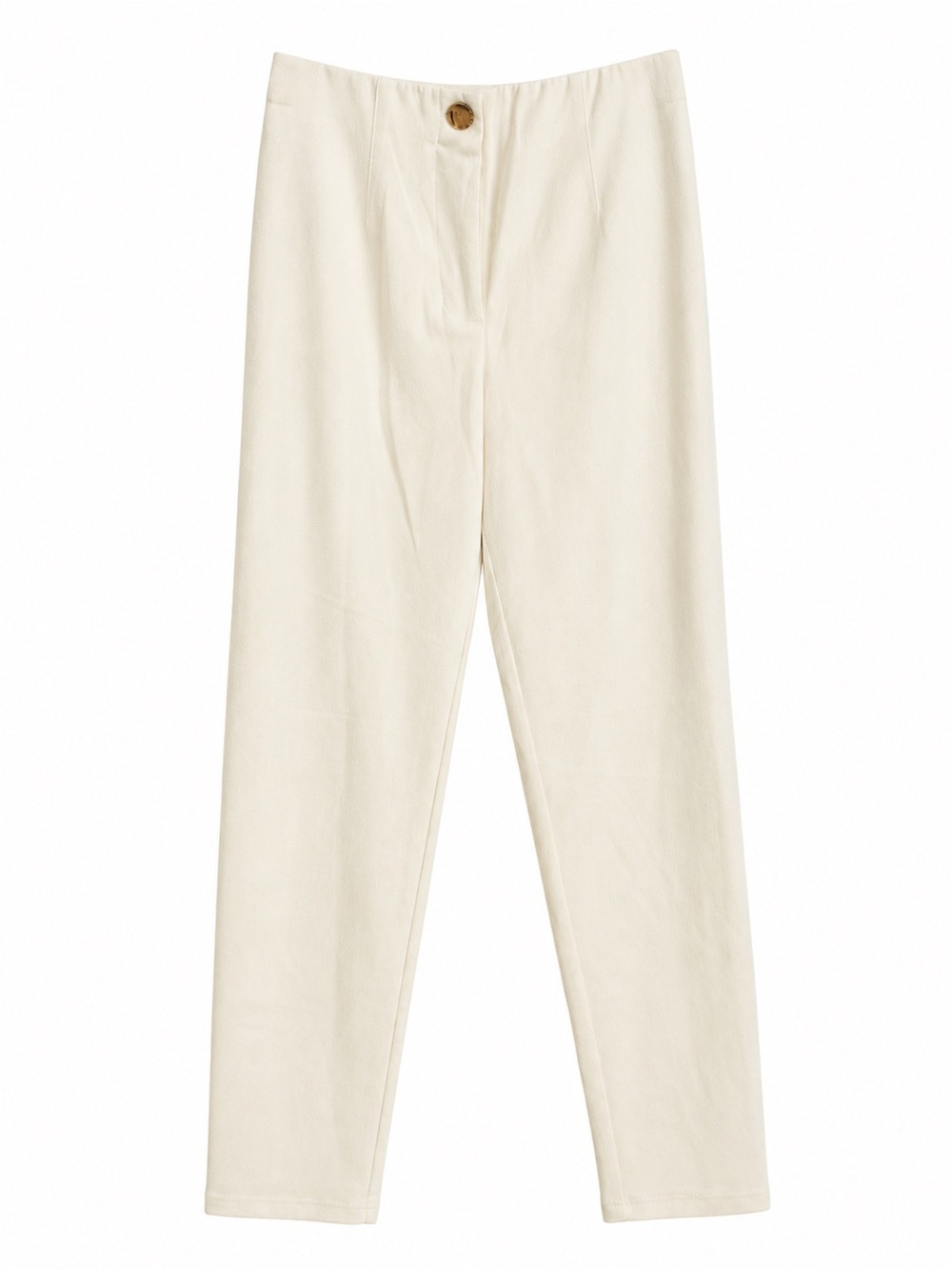 Zara Women’s Cream High Waist Slim Leg Pants Size: Small